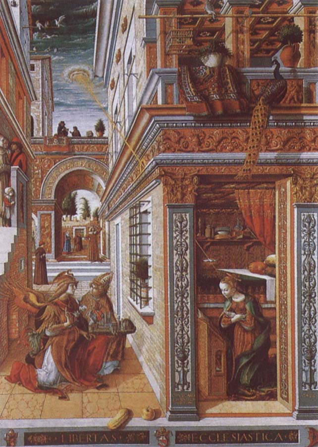 Carlo Crivelli Annunciation with St. Endimius